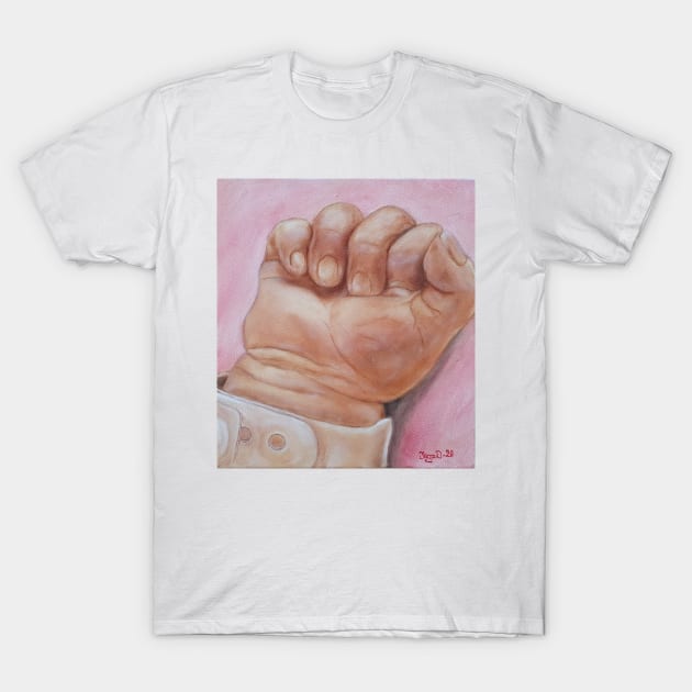 Baby Hand T-Shirt by Kunstner74